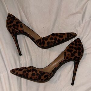 Jessica Simpson Leopard Print Stiletto Pumps Size 11